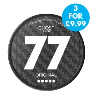 77 Ghost Nicotine Pouches 20mg Snus