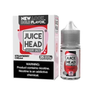 Juice Head Dessert Salts Strawberry Cream E-Juice 30ml