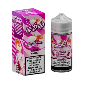 Hi-Drip Nectarine Lychee 100ml Vape Juice - 3MG