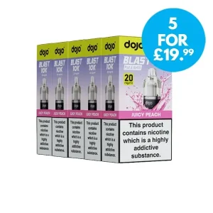 Box Of 5 – 20mg Vaporesso Dojo Blast 10k/Dojo Blast 30k Refill Pack