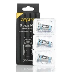 Breeze NXT Replacement Atomizer Coil (3-Pack) | Aspire | 0.8 Mesh