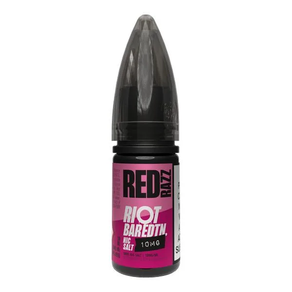 Red Razz Nic Salt E-Liquid by Riot Bar Edition