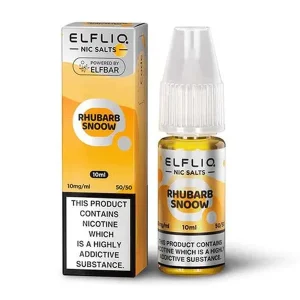 Rhubarb Snoow Nic Salt E-Liquid by Elf Bar Elfliq