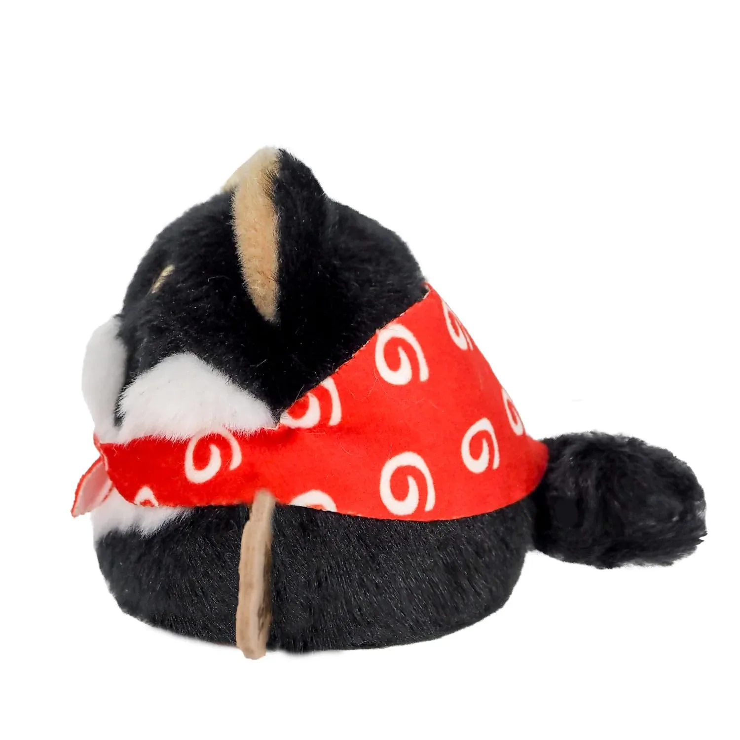 Sanei Dango Friends Plush Toy Inu Dango Kuroshiba 7.5cm x 6cm x 7cm - Image 2