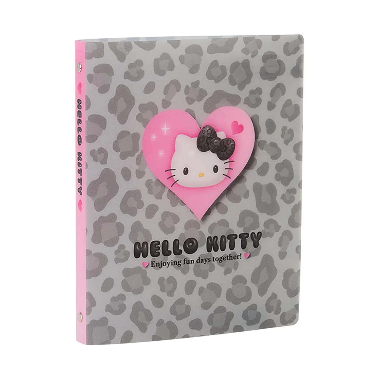 Sanrio Hello Kitty B5 Loose-Leaf Binder 26-Hole Monotone Animal Design