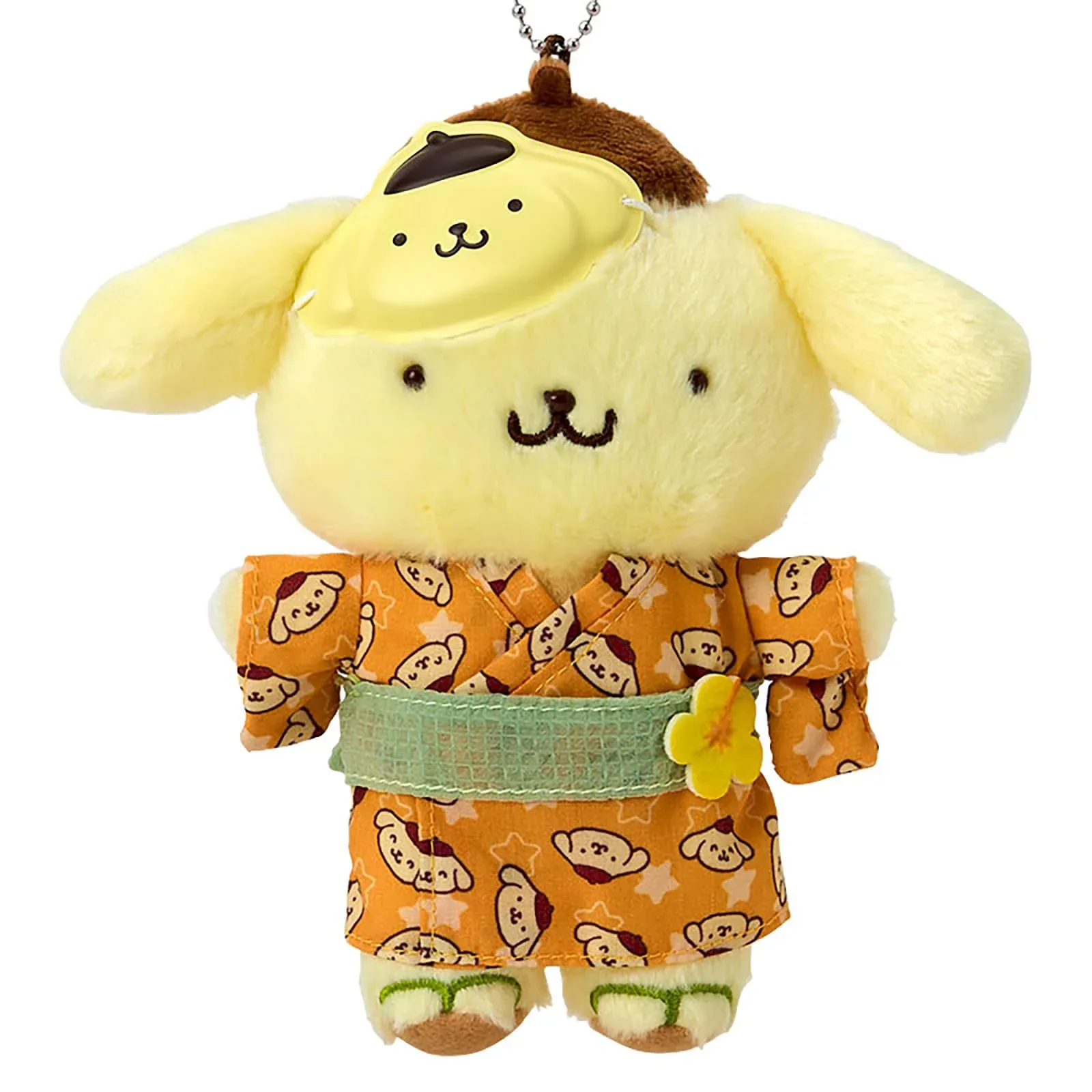 Sanrio Pompompurin Mascot Holder Polyester Ages 6+ Summer Festival Edition - Image 2