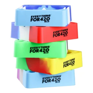 Silicone Dab Square Ashtray