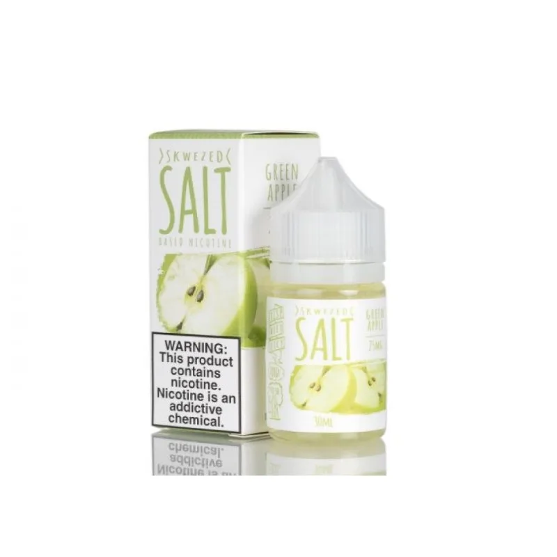 SKWEZED Green Apple Salt E-juice 30ml - Eleaf Official Store