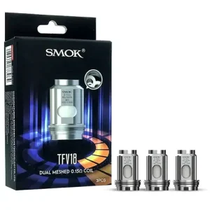 SMOK – TFV18 Coils – Dual Mesh .15ohm – (3pk)