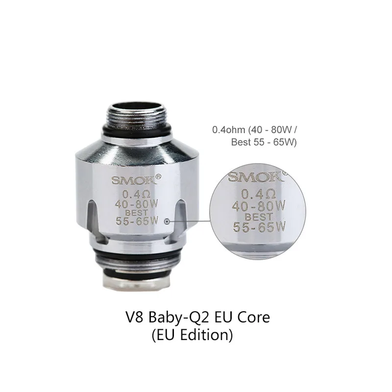 Smok V8 Baby Q2 0.4ohm EU Core Coils 3 Pack