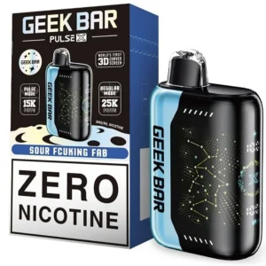 Sour Fcuking Fab Geek Bar Pulse X 25K Zero Nicotine