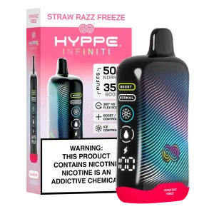 Straw Razz Freeze Hyppe Infiniti 50K