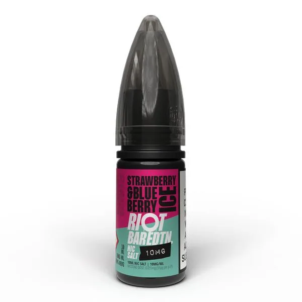 Strawberry Blueberry Ice Nic Salt E-Liquid by Riot Bar Edition