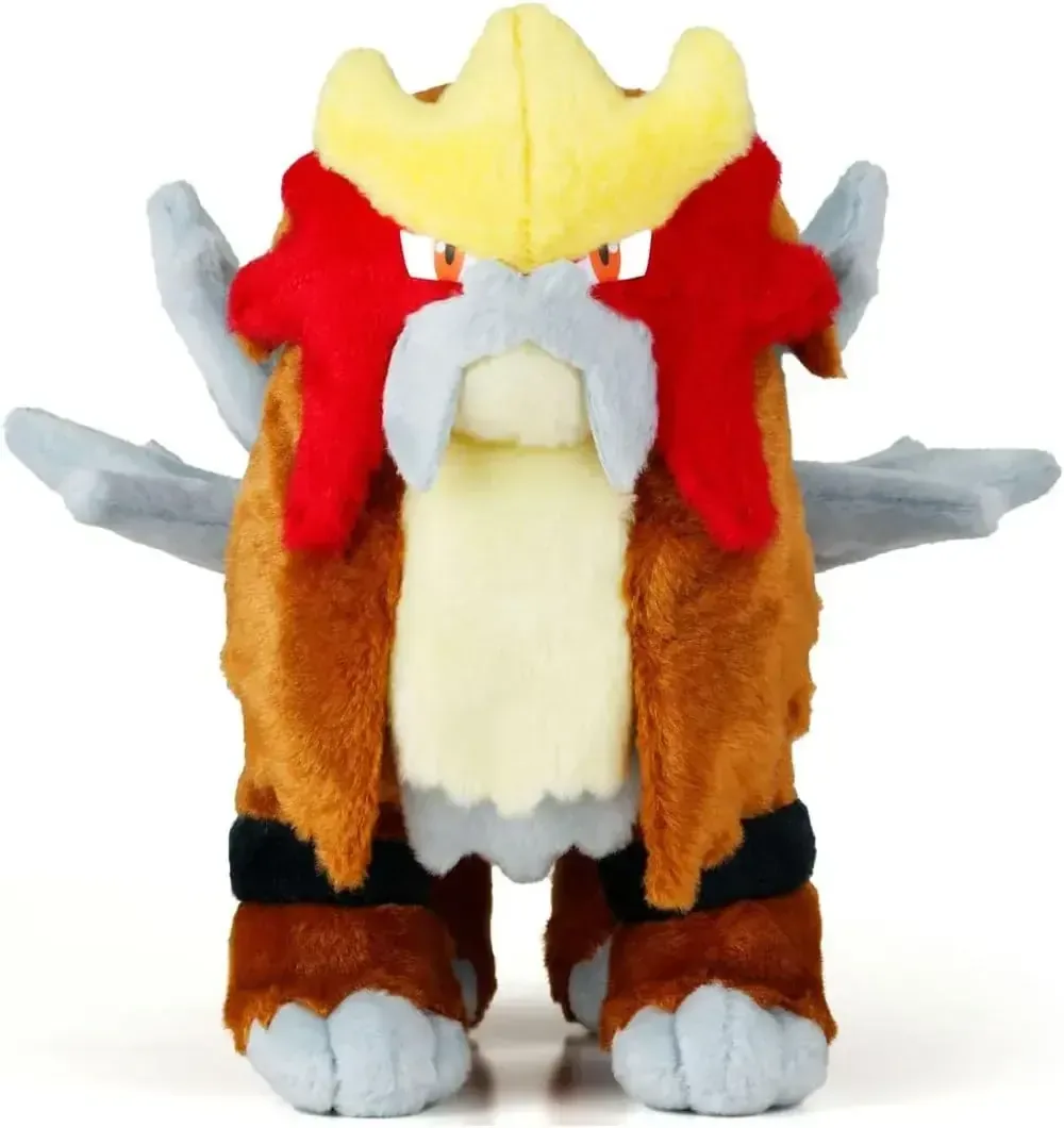 Takara Tomy Arts Pokemon Entei Plush Collectible Figure 27 cm