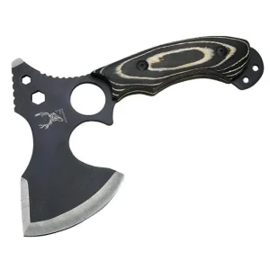 The Bone Edge - 8.5″ Tactical Axe Stainless Steel Blade w/ Wooden Handle