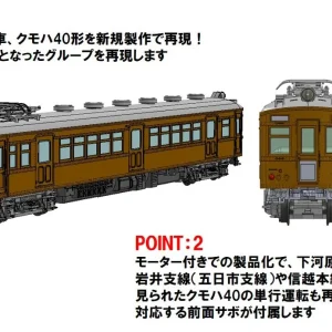 Tomytec Tomix N Gauge Model Train Jnr Kumoha 40 Series Semi-Streamlined 9018