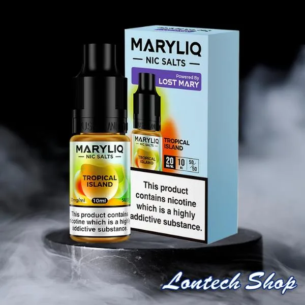 Tropical Island Nic Salt E-Liquid By Lost Mary Maryliq