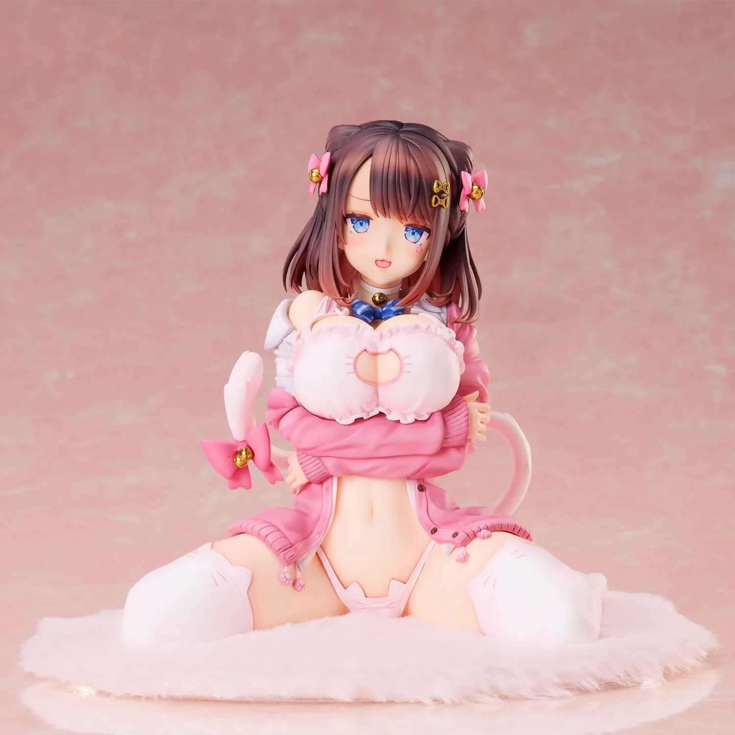 Union Creative Katto Ribbon Hairpin Chan Nekorindou Figure Japan - Image 2