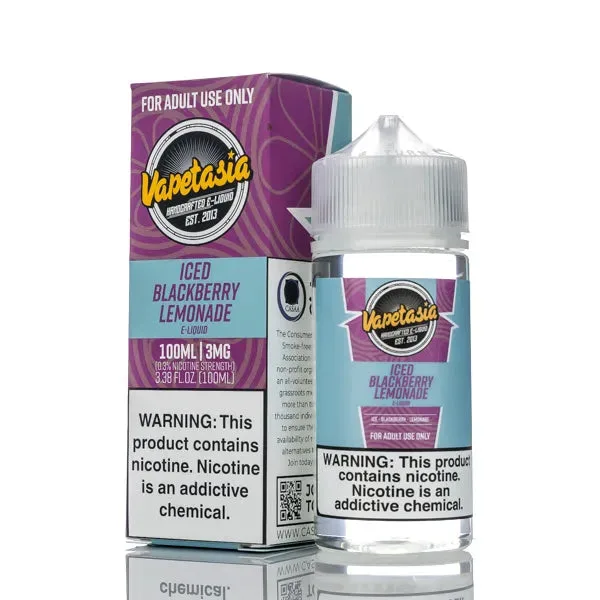 Vapetasia – ICED Blackberry Lemonade – 100ml