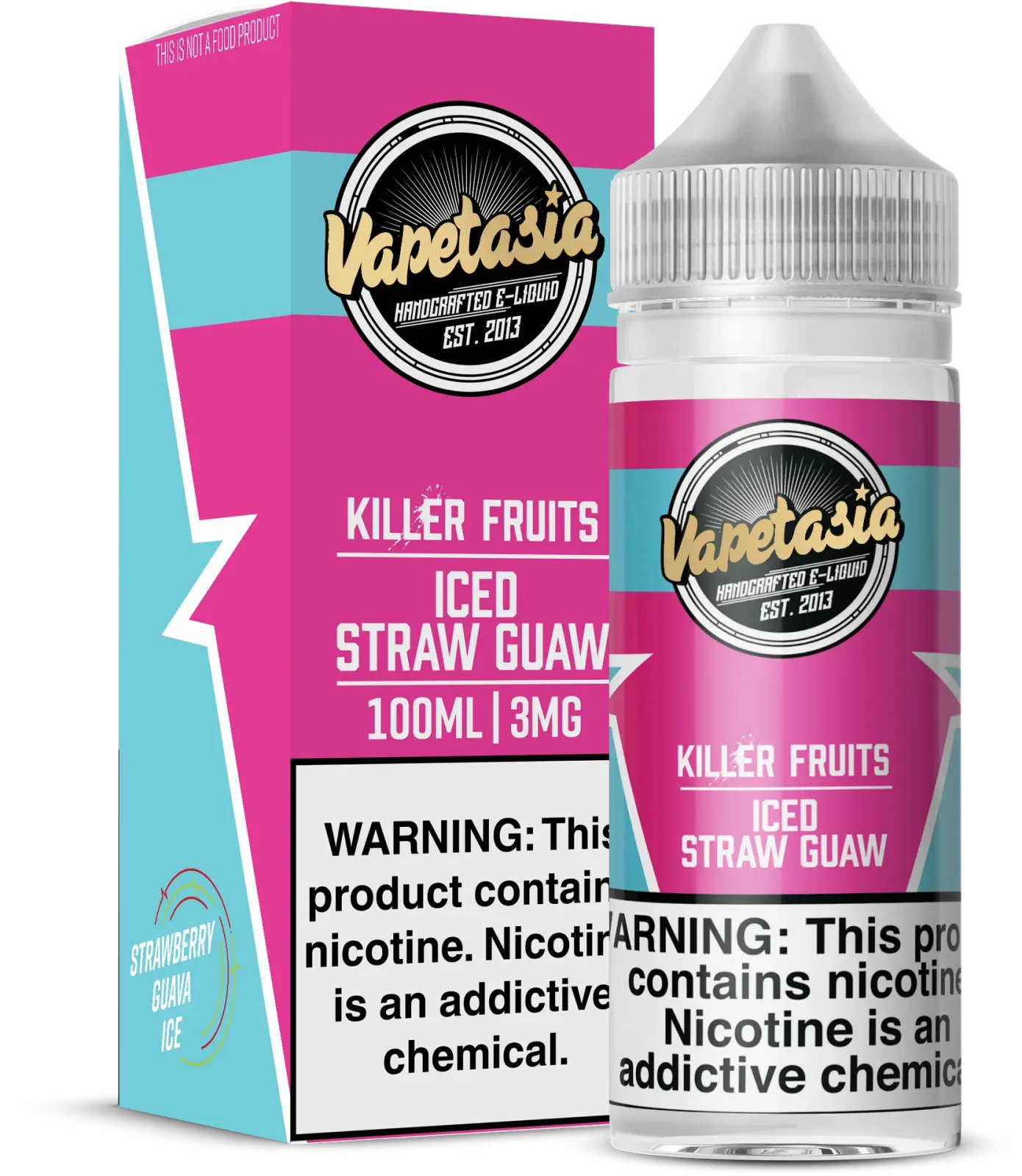 Vapetasia – Killer Fruits ICED Straw Guaw – 100ML E-Liquid