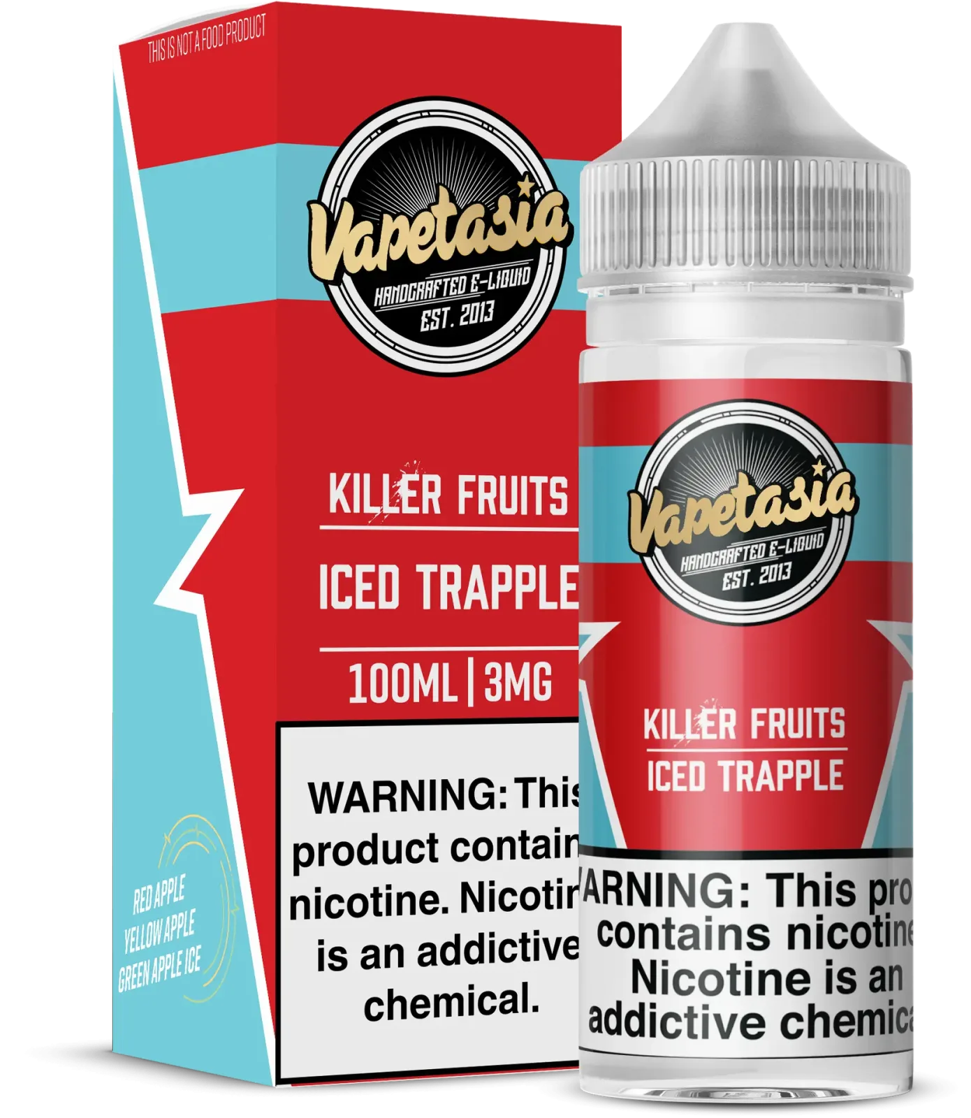 Vapetasia – Killer Fruits ICED Trapple – 100ML E-Liquid