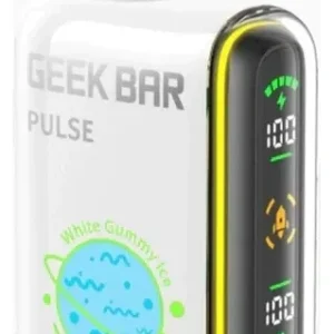 White Gummy Ice Geek Bar Pulse