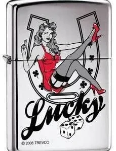 Zippo Lighter - Lucky Pinup